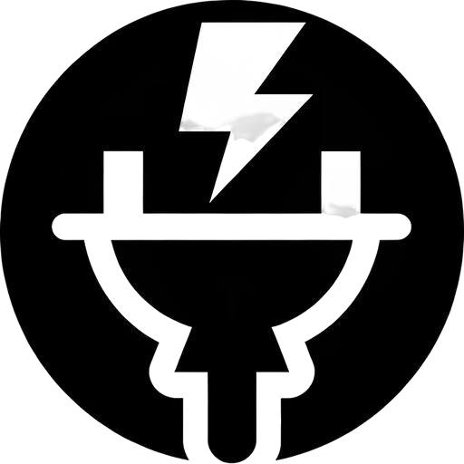 freepik minimalist line icon of a lightning rod with